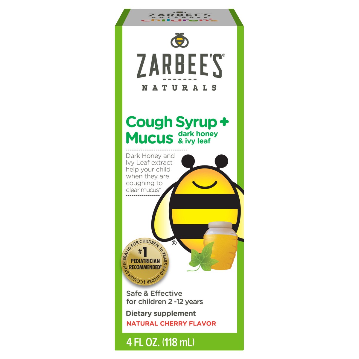 slide 1 of 9, Zarbee's Naturals Cough Syrup, 4 fl oz