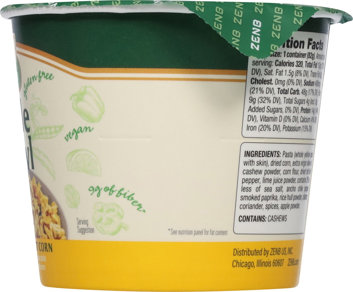 slide 12 of 14, Zenb Agile Bowl Mexican Street Corn Pasta 2.9 oz, 2.9 oz