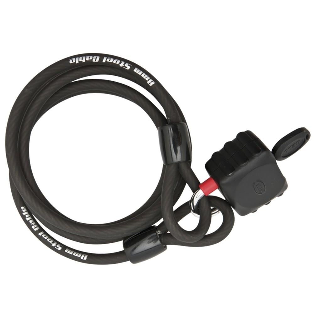 slide 1 of 1, Bell Armory Cable And Key Bike Padlock, 1 ct