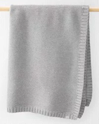 Carter's Just One You Little Planet Sweater Knit Blanket - Gray