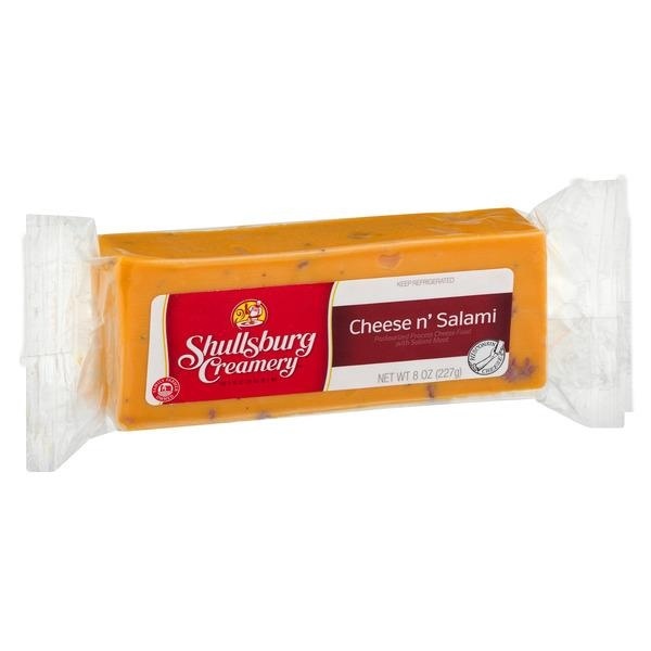 slide 1 of 1, Shullsburg Creamery Cheese N' Salami, 8 oz