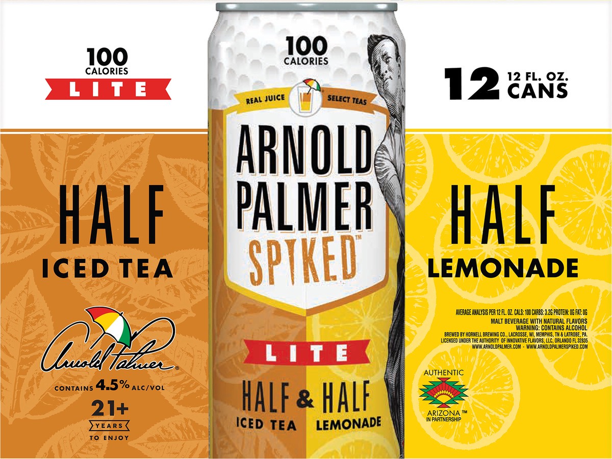 slide 1 of 9, Arnold Palmer Half & Half, Lite, Iced Tea/Lemonade, 288 ct