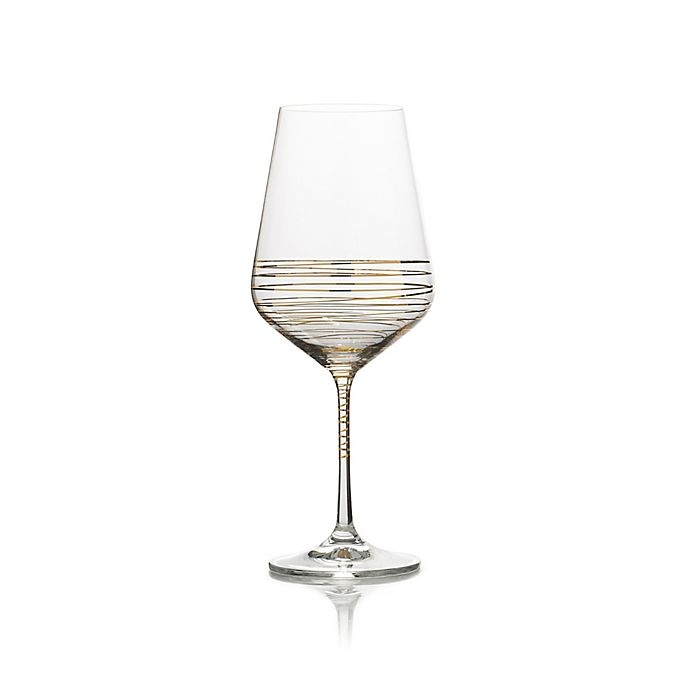 slide 1 of 2, Mikasa Electric Boulevard Goblets - Gold, 4 ct