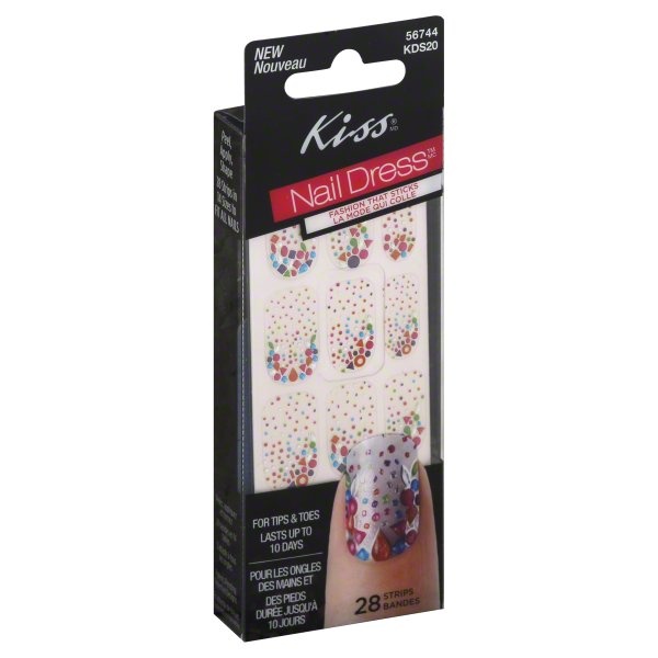 slide 1 of 1, Kiss Nail Stickers 28 ea, 28 ct