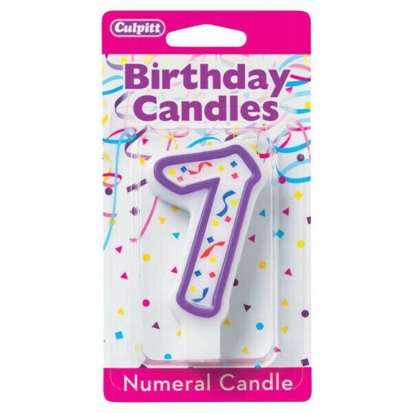 slide 1 of 1, DecoPac Numeral Candle, 1 ct