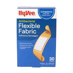 Hy-Vee Antibacterial Flexible Fabric Adhesive Bandages