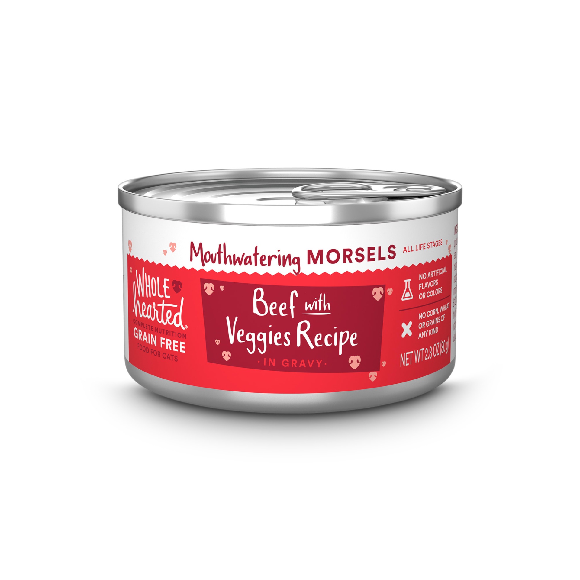 slide 1 of 1, Whd-Cat 2.8Z Beef&Veg Morsel, 1 ct