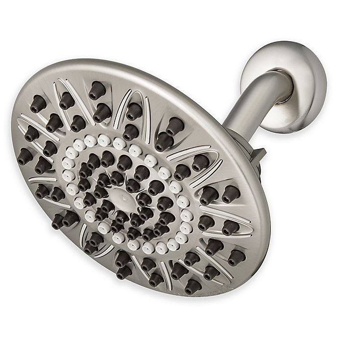 slide 1 of 5, Waterpik Fixed Mount 7-Spray Showerhead - Brushed Nickel, 1 ct