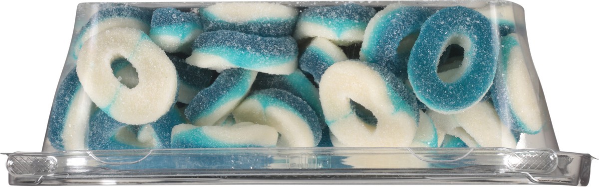 slide 6 of 14, JLM Manufacturing Blue Raspberry Gummi Rings 15 oz, 15 oz