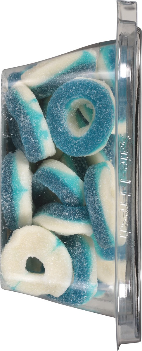 slide 3 of 14, JLM Manufacturing Blue Raspberry Gummi Rings 15 oz, 15 oz