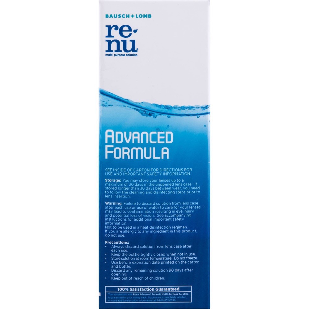 slide 4 of 4, renu Advanced Formula Multi-Purpose Solution 4 fl oz, 4 fl oz