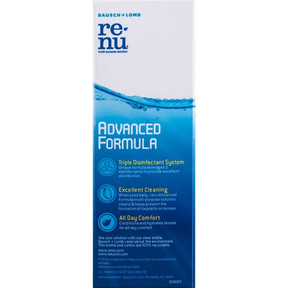 slide 3 of 4, renu Advanced Formula Multi-Purpose Solution 4 fl oz, 4 fl oz