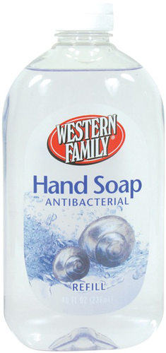 slide 1 of 1, Western Family Liq Hand Soap Antib Clear, 1 ct