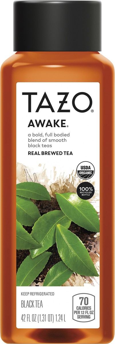 slide 4 of 7, Tazo Organic Black Tea, Awake, 42 Fl Oz, 42 oz