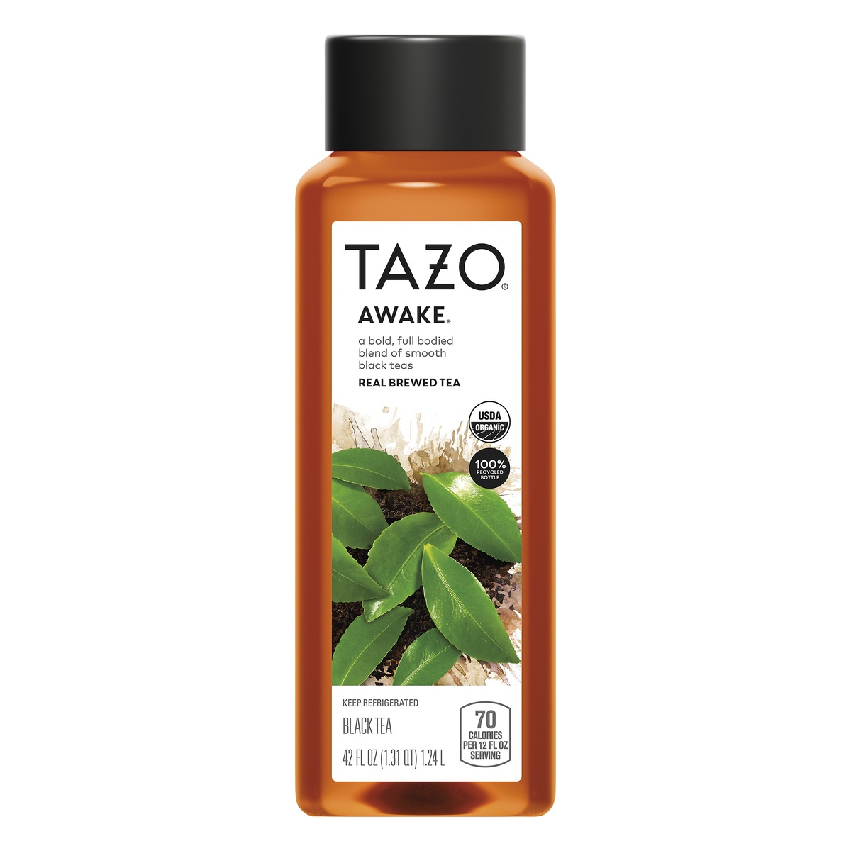 slide 1 of 1, Tazo Black Awake Flavored Beverages Chilled, 42 fl oz