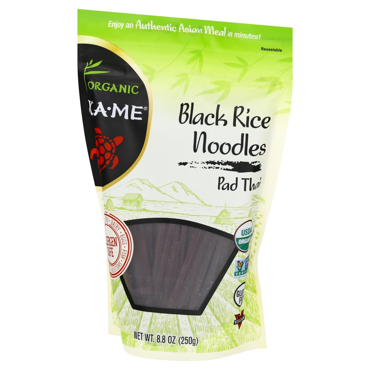 slide 3 of 11, KA-ME Organic Black Rice Noodle, 8.8 oz