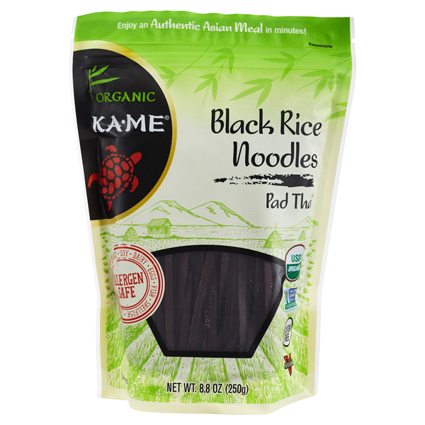 slide 1 of 11, KA-ME Organic Black Rice Noodle, 8.8 oz