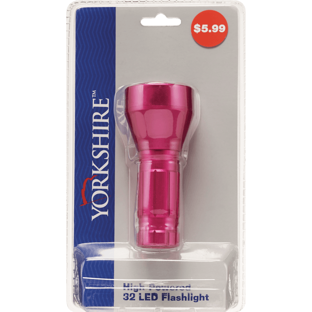 slide 1 of 1, Yorkshire 32 LED Flashlight, 1 ct