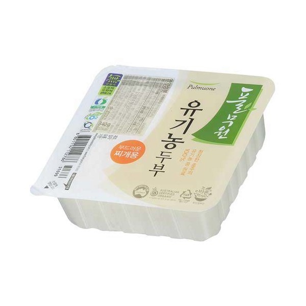 slide 1 of 1, Pulmuone Pmo Organic Tofu-Soft, 14 oz