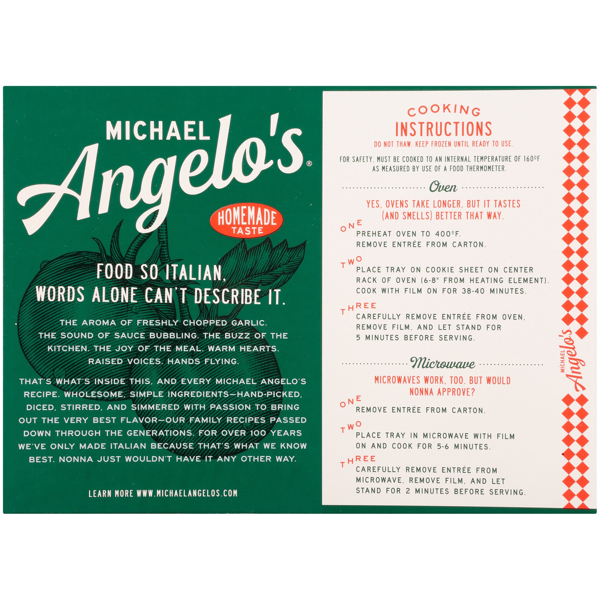 slide 6 of 8, Michael Angelo's Eggplant Parmesan, 11 oz