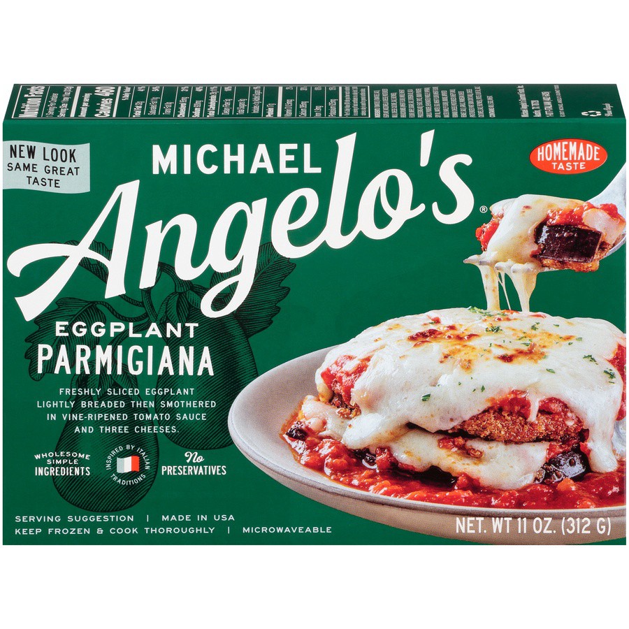 slide 1 of 8, Michael Angelo's Eggplant Parmesan, 11 oz