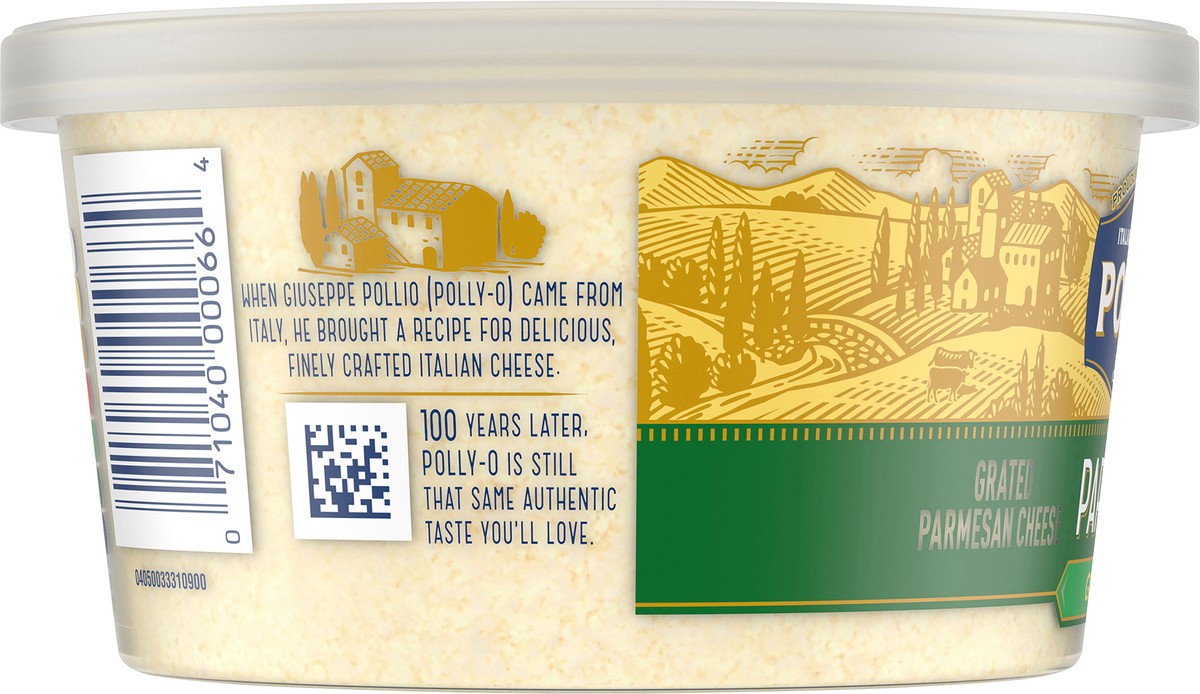 slide 4 of 9, Polly-O Grated Parmesan Cheese, 5 oz Tub, 5 oz