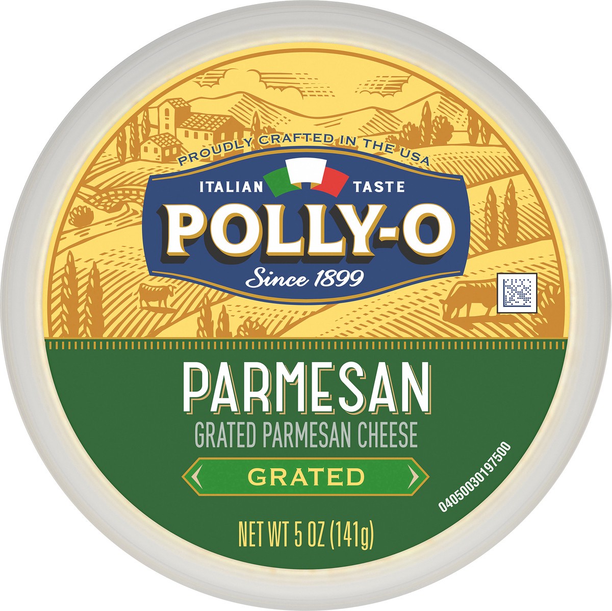 slide 8 of 9, Polly-O Grated Parmesan Cheese, 5 oz Tub, 5 oz