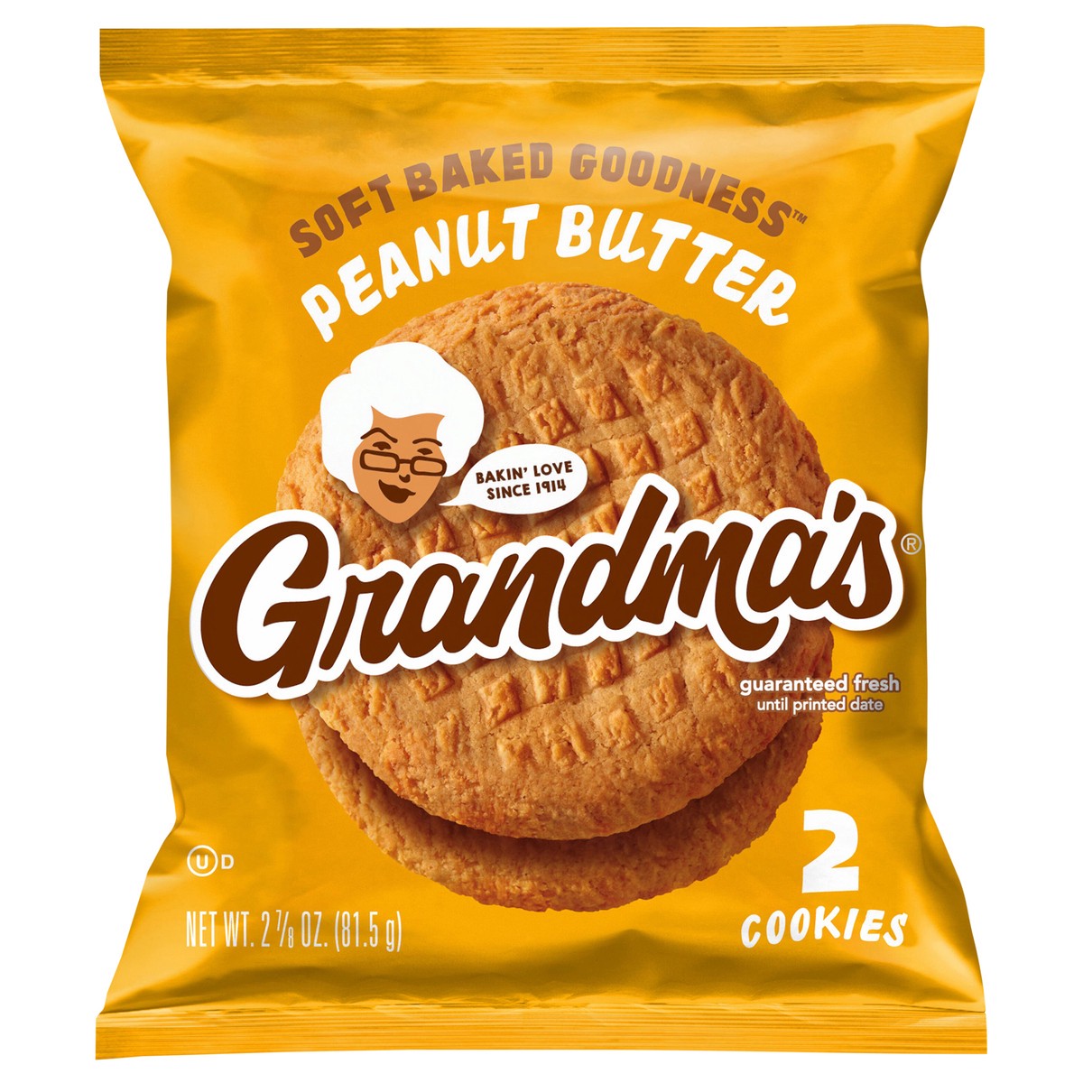 slide 1 of 3, Grandma's Cookies Peanut Butter 2 7/8 Oz, 2 ct