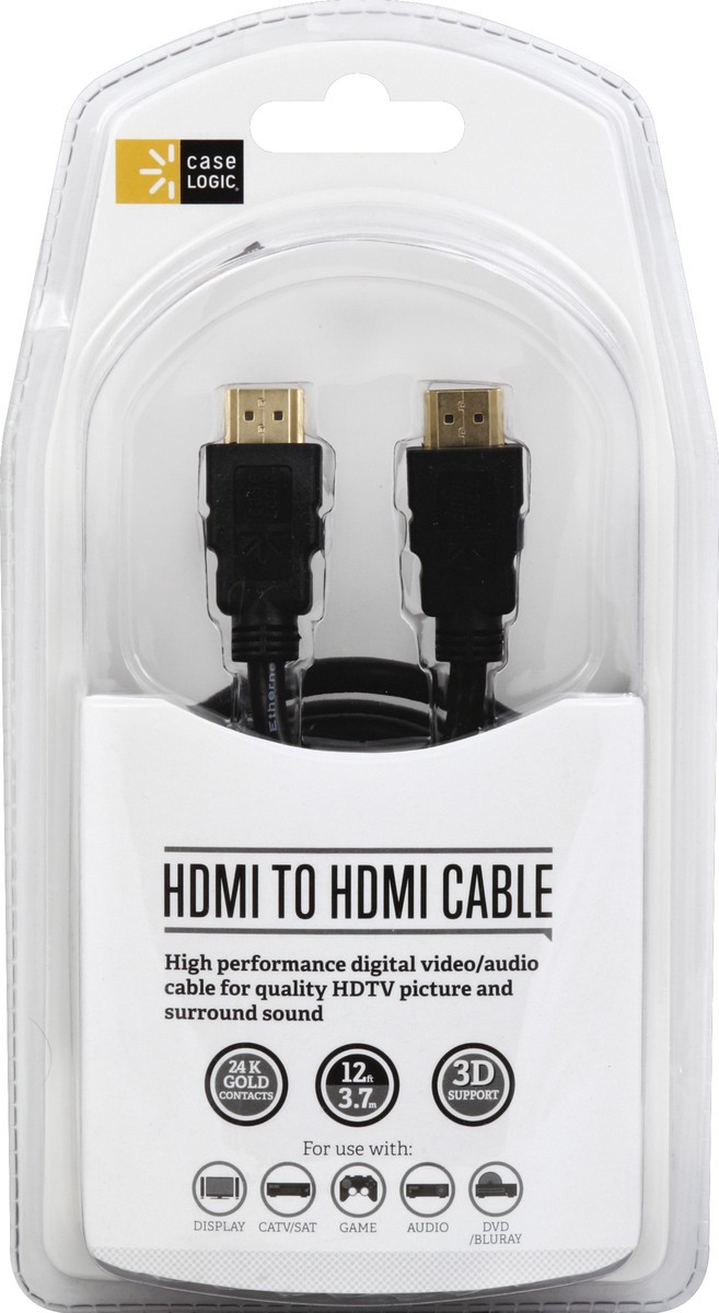 slide 2 of 2, Case Logic HDMI to HDMI Cable 1 ea, 1 ct