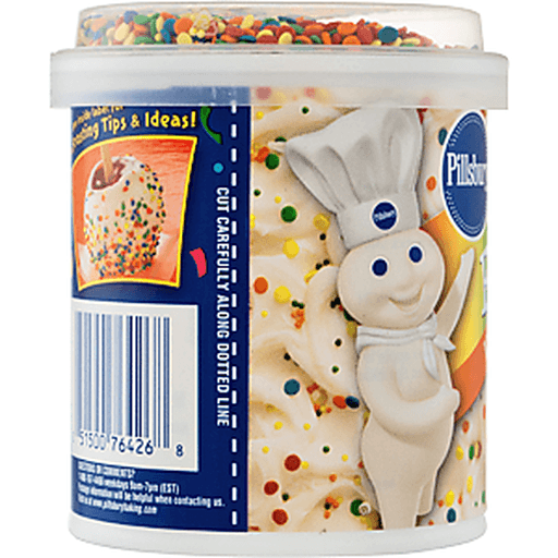 slide 5 of 8, Pillsbury Funfetti Confetti Vanilla Frosting, 15.6 oz