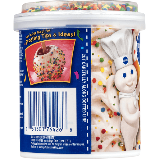 slide 6 of 8, Pillsbury Funfetti Confetti Vanilla Frosting, 15.6 oz