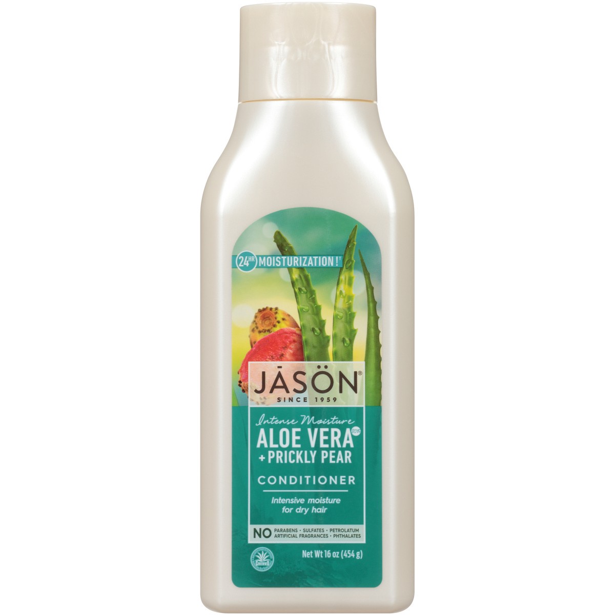 slide 1 of 8, Jason JĀSON Intense Moisture Aloe Vera 80% + Prickly Pear Conditioner 16 oz. Bottle, 16 oz