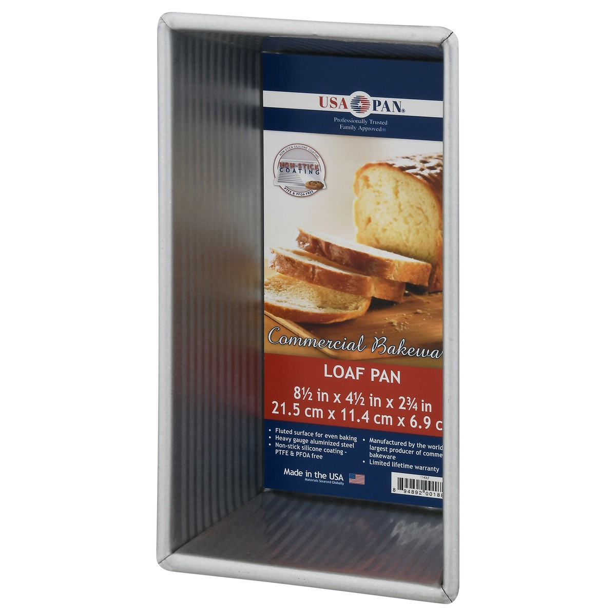 slide 4 of 9, USA Pan Small Loaf Pan 1 ea, 1 ea