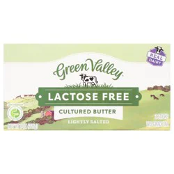 Green Valley Organics Lactose Free Butter, two 4oz sticks