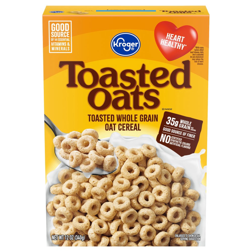 slide 1 of 1, Kroger® Tasteeos Cereal, 12 oz