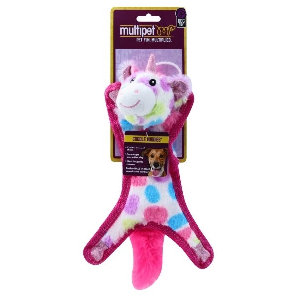 slide 1 of 6, Ball Head Unicorn Pet Toy, 1 ct