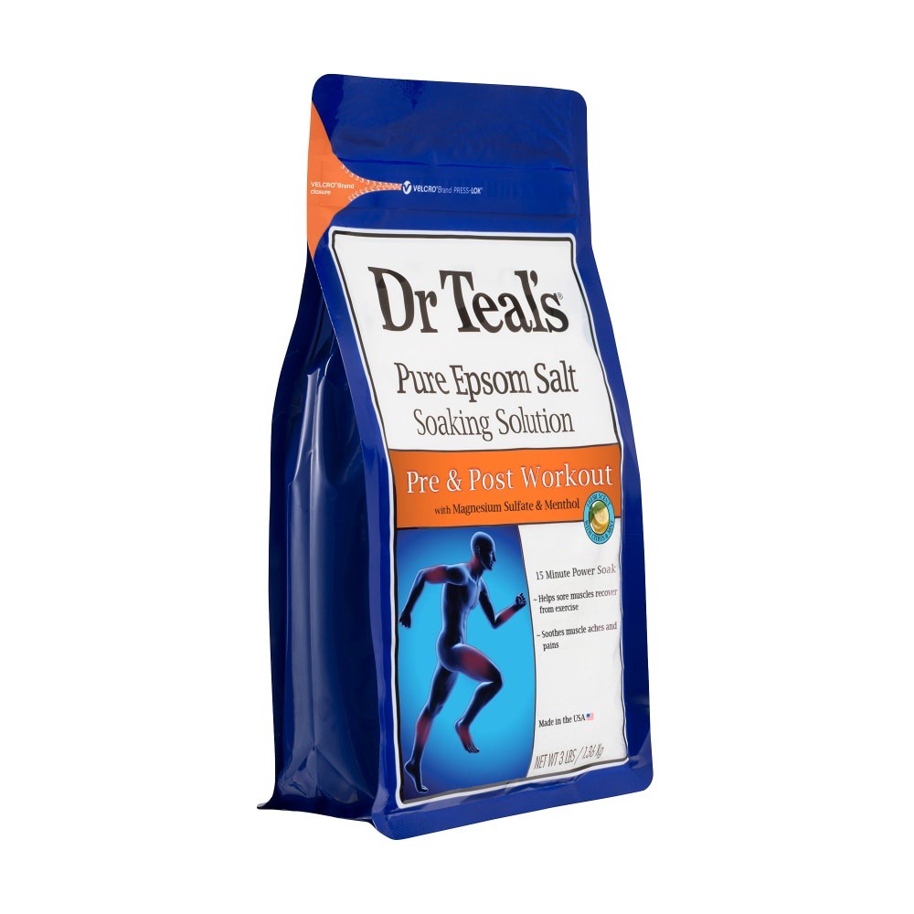 slide 2 of 3, Dr. Teal's Pure Epsom Salt Soaking Solution, 3 lb