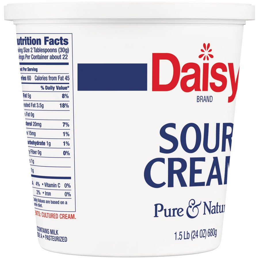 slide 2 of 8, Daisy Dai Sour Creamregular, 24 oz