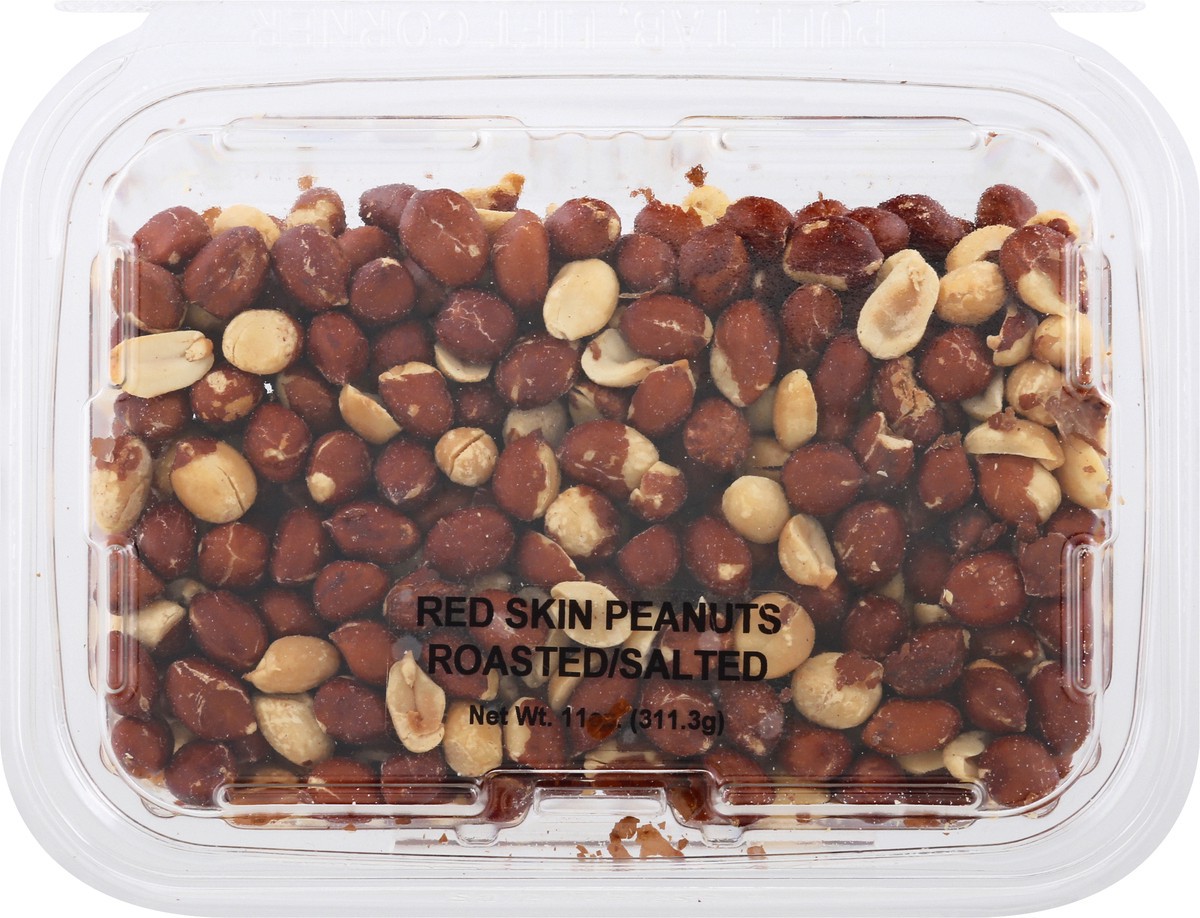 slide 11 of 13, JLM Tub Roasted/Salted Red Skin Peanuts 11 oz, 11 oz