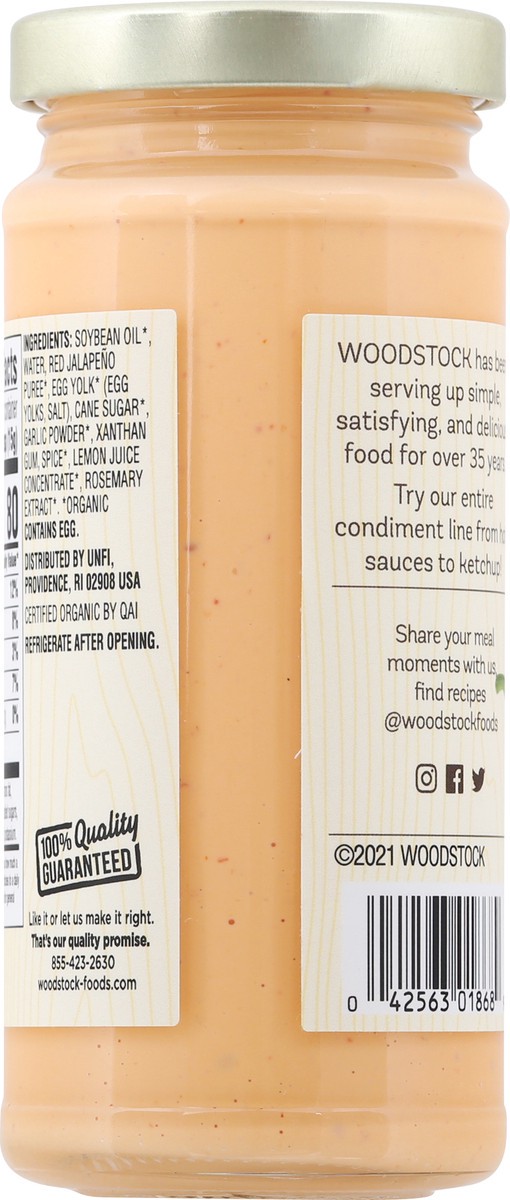 slide 2 of 9, Woodstock Organic Sriracha Aioli 6.5 oz, 6.5 oz
