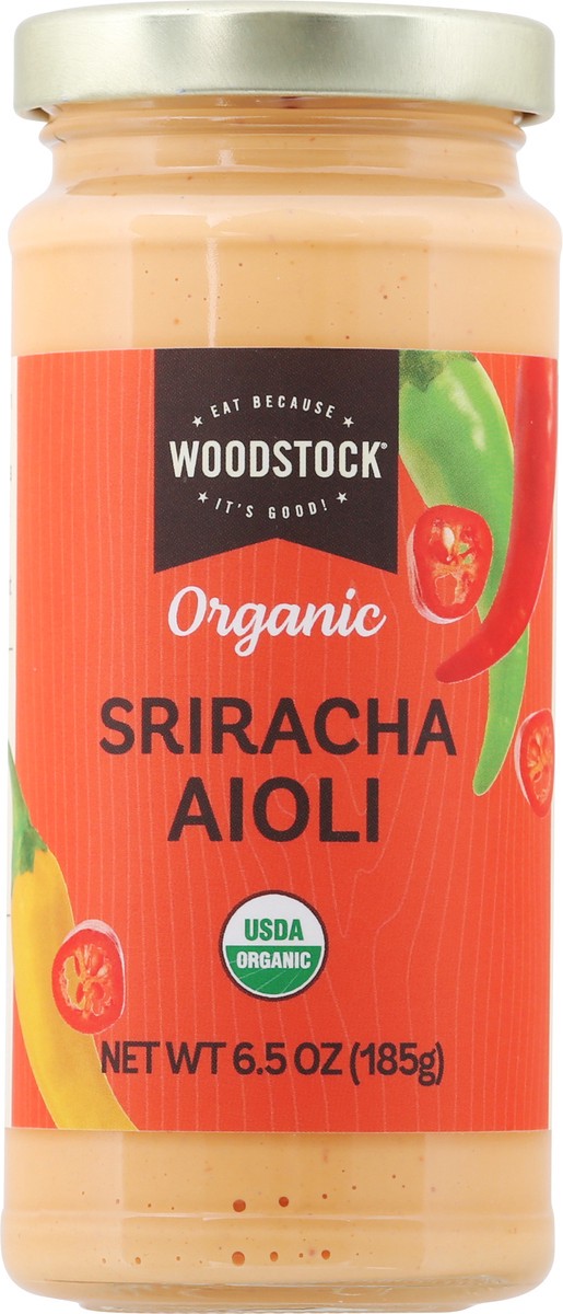 slide 3 of 9, Woodstock Organic Sriracha Aioli 6.5 oz, 6.5 oz