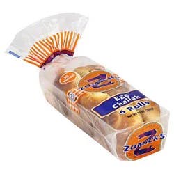 Zomick's Zomicks Challa Rolls 6 Pack - 13 Oz