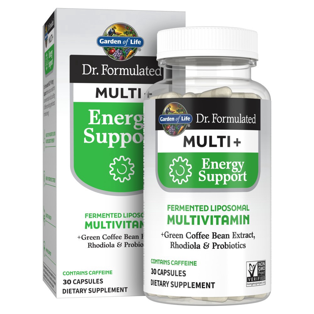 slide 2 of 2, Garden Of Life Multi + Energy Support, 30 ct