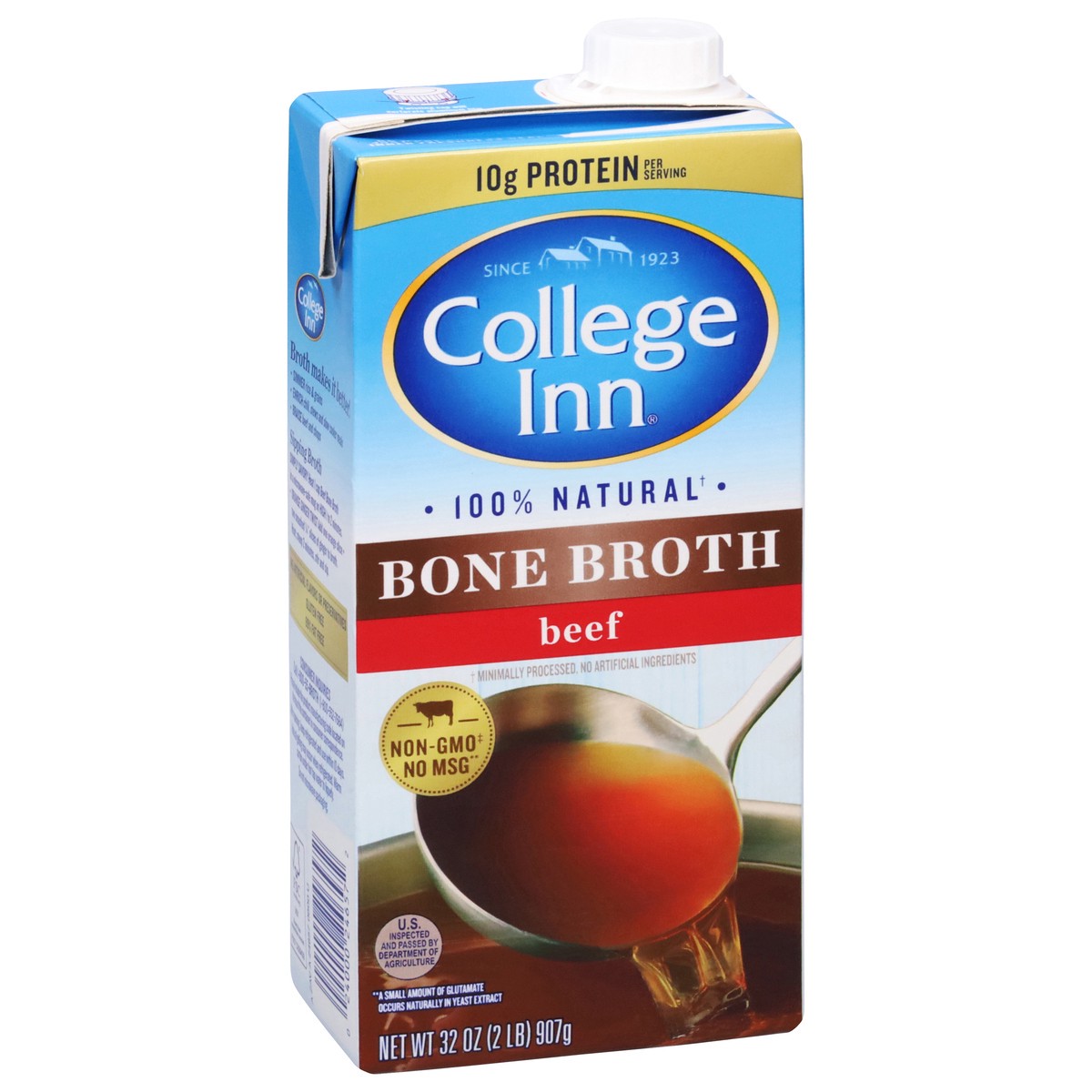 slide 2 of 9, College Inn Beef Bone Broth 32 oz, 32 oz
