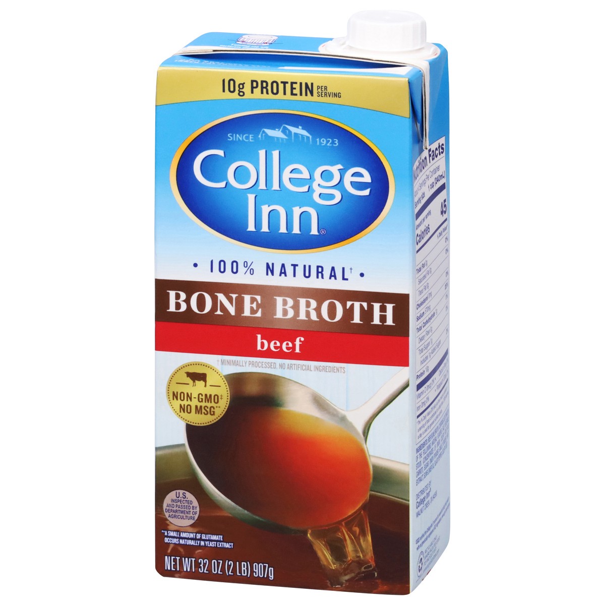 slide 3 of 9, College Inn Beef Bone Broth 32 oz, 32 oz