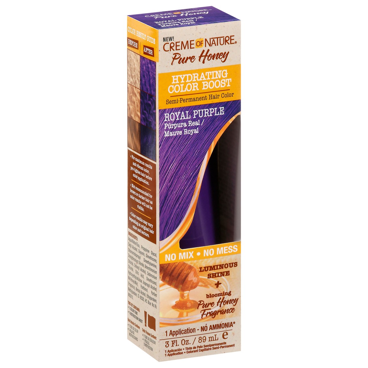 slide 2 of 10, Crm/Nat Pure Honey Royal Purple, 3 ct