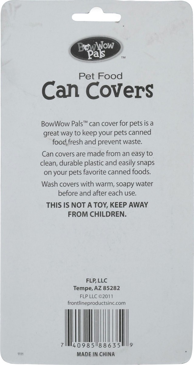 slide 7 of 9, BowWow Pals Pet Food 3 Pack Can Covers 3 ea, 3 ct