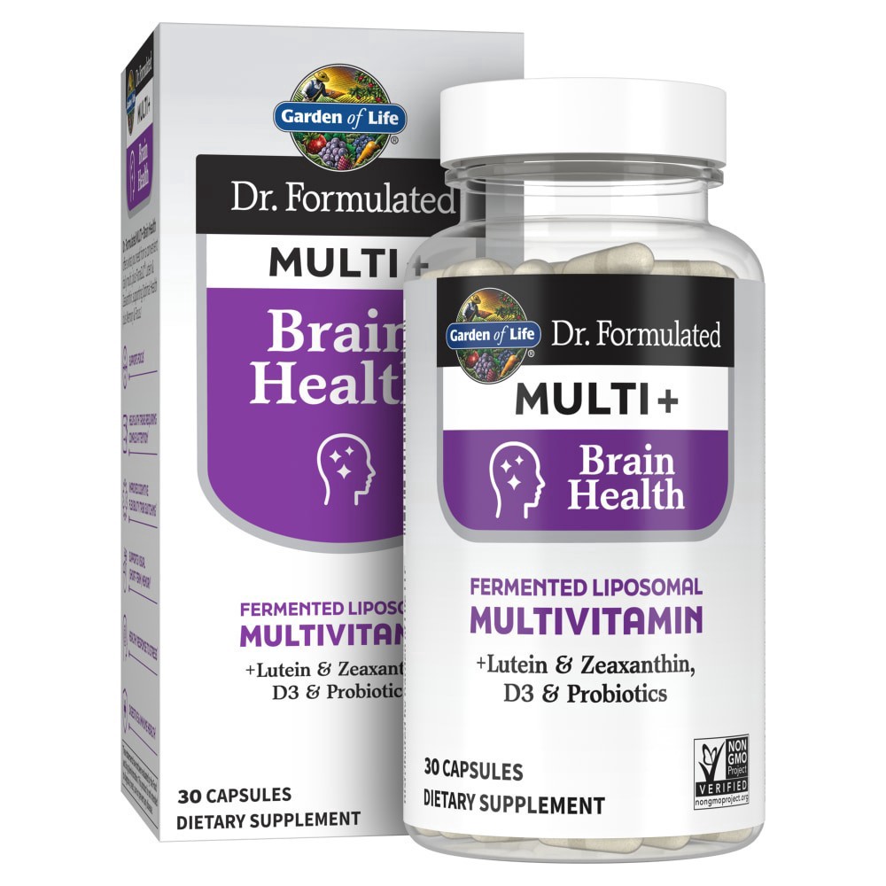 slide 1 of 2, Garden Of Life Multi + Brain Health, 30 ct