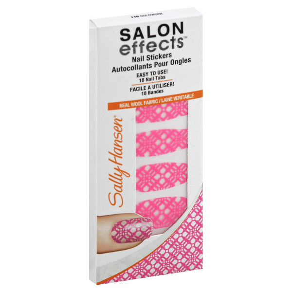 slide 1 of 1, Sally Hansen Salon Effects Goldwork Couture Nail Stickers, 1 ct