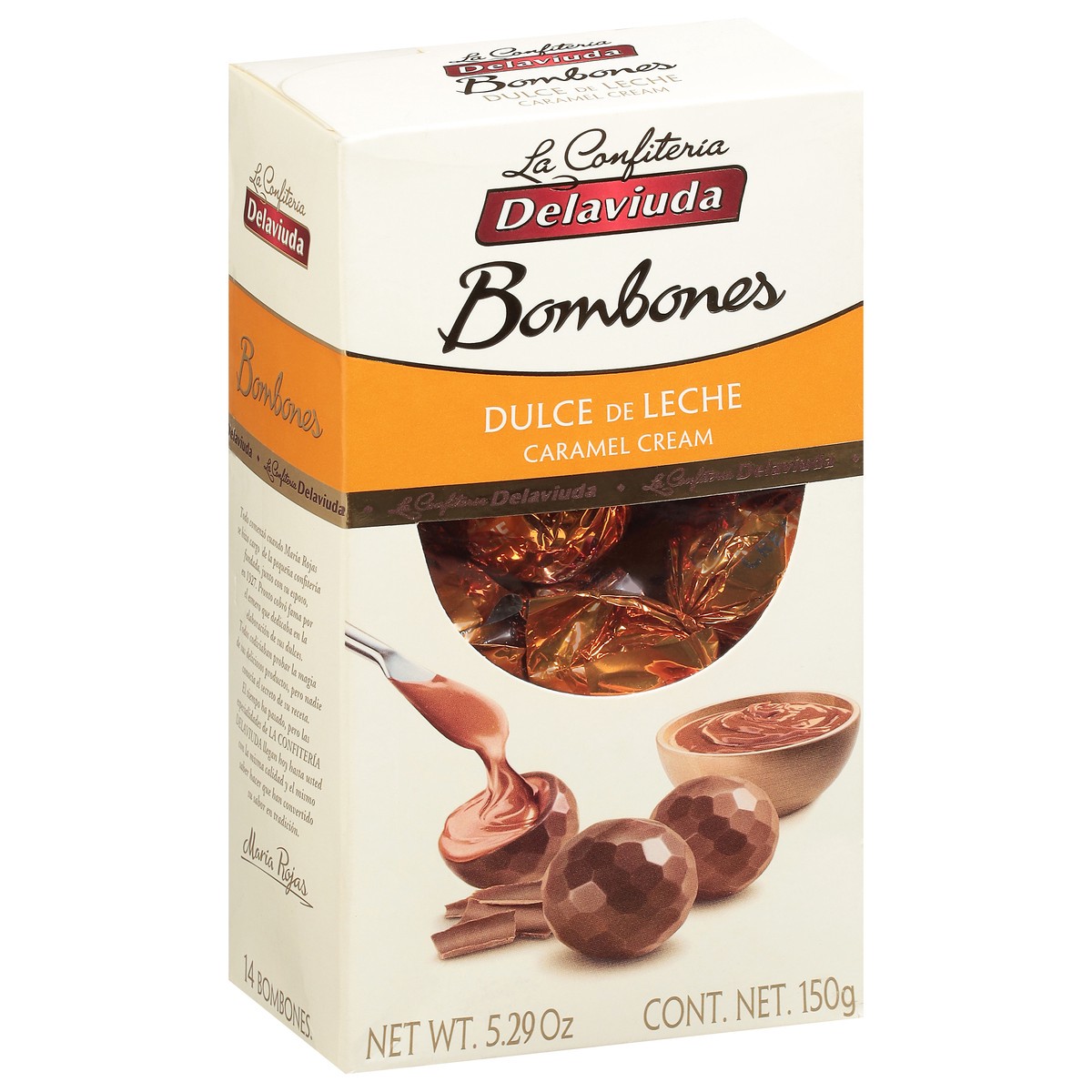 slide 2 of 9, Delaviuda Caramel Cream Bombones 14 ea, 14 ct